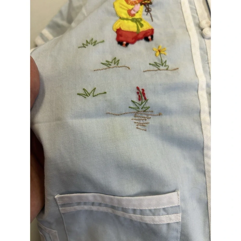 Vintage Plum Blossoms children's pajama set Size 4